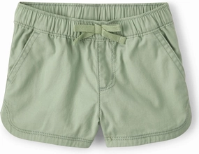 The Children's Place Baby Girls' and Toddler Pull On Chambray Shorts