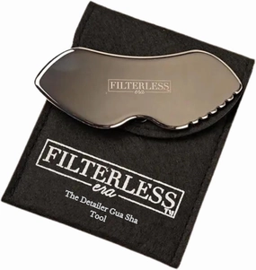 The Detailer Stainless Steel Gua Sha Tool | Face Massager & Sculpting Tool for Jawline & Lymphatic Drainage