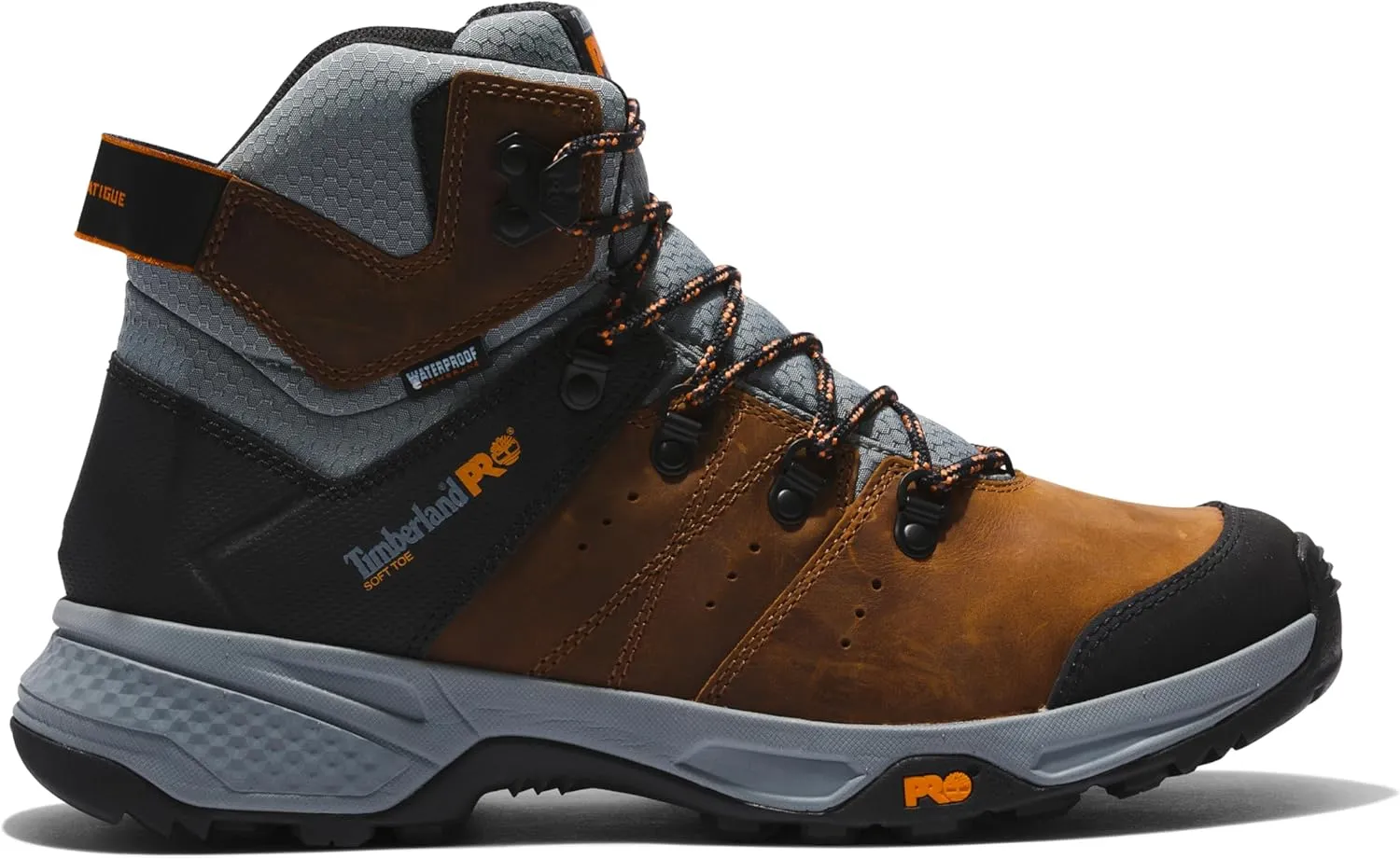 Timberland PRO Men's Switchback 6 Inch Soft Toe Waterproof Industrial Hiker Work Boot