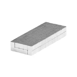 Tiny 1/8x1/8x1/32 Square Block Magnets - Universal Very Small 3x3x1 Magnetic Holder Fastener Building Tool Organizer Multi-Use Magnet Flat Rectangle (500 Pack)