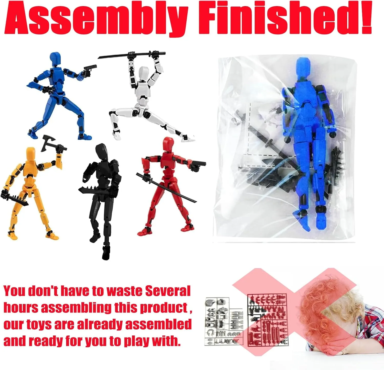Titan 13 Action Figure,2025 New Lucky Robot 13 Action Figures,3D Printed Action Figure,Dummy Robot 13 Action Figures Desktop Decorations Game Gifts (9 pcs)