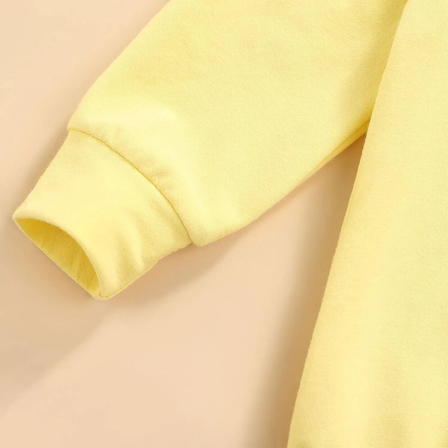 Toddler Baby Banana Outfit Infant Banana Costume Long Sleeve Yellow Fruit Romper Hooded Pullover Girl Boy Clothes