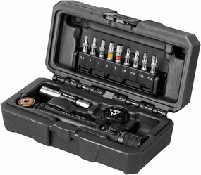 Topeak Torq Stick Pro 2-10 Nm, Tool Box w/TorqStick 2-10nm, Finger bit Holder, Speed Sleeve bit Holder, 9 Tool bits (2-10Nm, 9 Tool Bits)