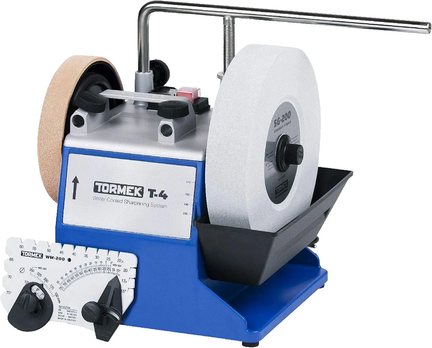 Tormek T-4 Original - Compact Water Cooled Sharpening System for Knives and Edge Tools - US Version - English Handbook