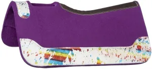 Tough 1 Acid Wash Cowhide Saddle Pad