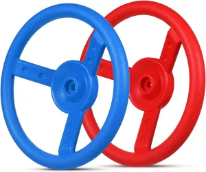 Toyvian Toy Car Steering Wheel Replacement, Plastic Swingset Steering Wheel Pirate Steering Wheel Playset for Rocking Car Toys, Playground