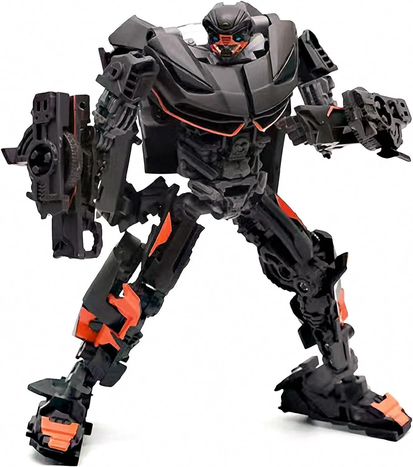 Transformtoy Hot Rod: Transformable Deformation Robot Action Figure, KO Edition, Black