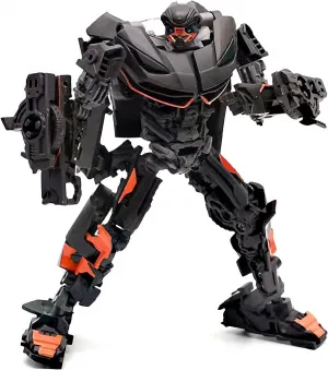 Transformtoy Hot Rod: Transformable Deformation Robot Action Figure, KO Edition, Black