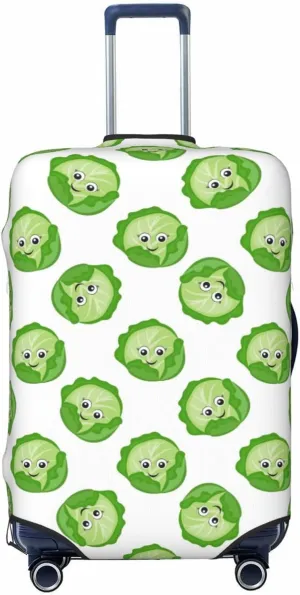 Travel Luggage Covers - bright cabbage cute eyes funny Elasticity Suitcase Covers Protector for Luggage 18-32 Inch