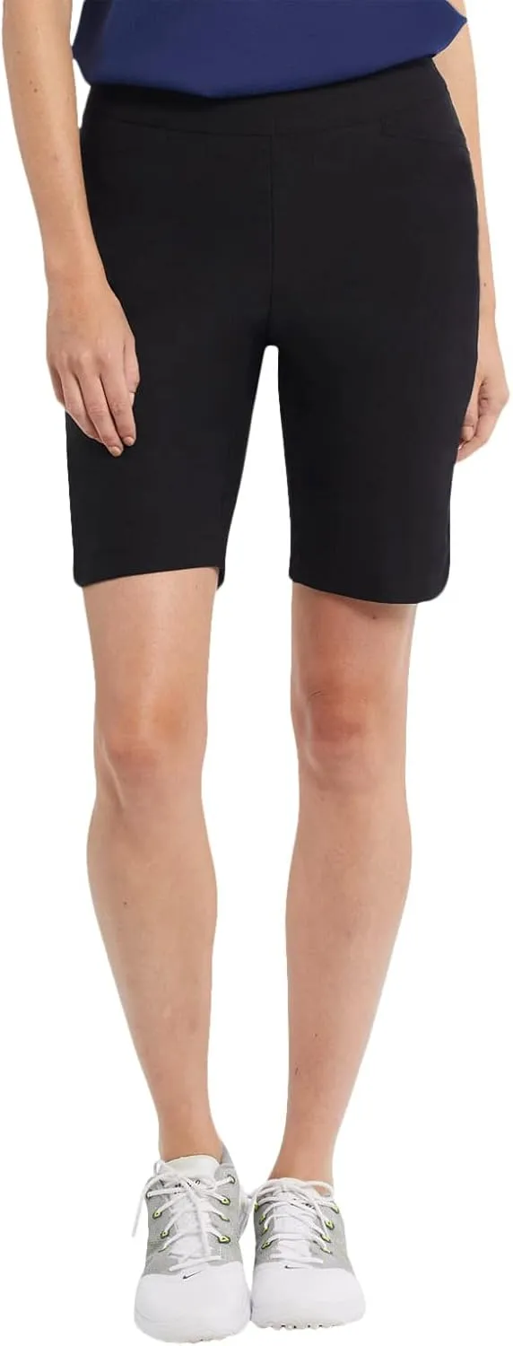 Tribal Women's Flatten It Pull on Short W/Snap Slit