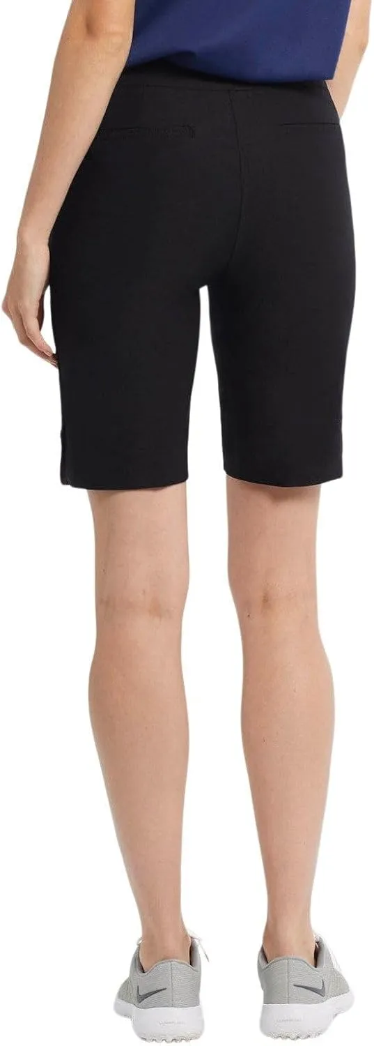 Tribal Women's Flatten It Pull on Short W/Snap Slit