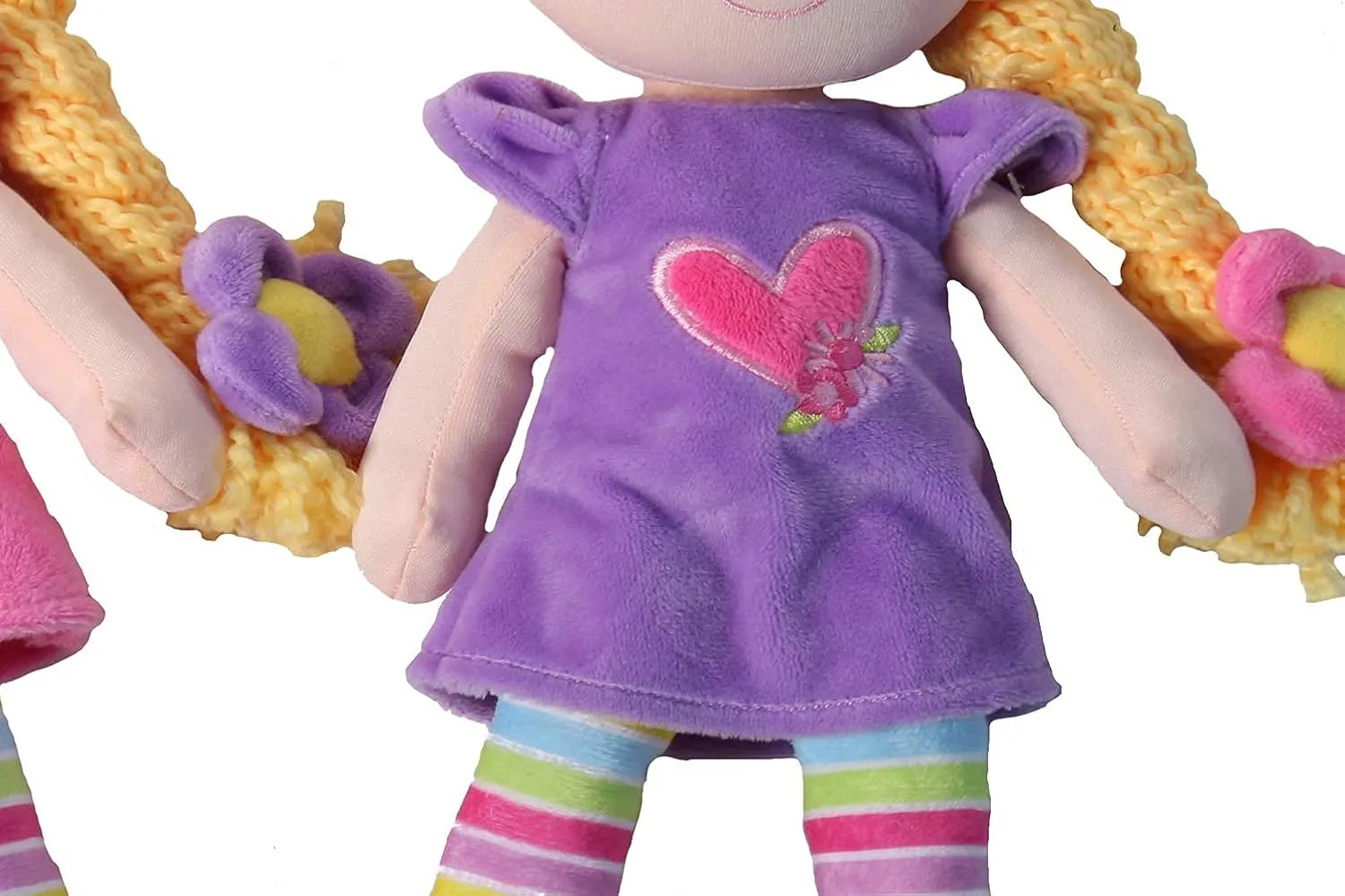 Twin Sister Plush 14" Dolls (Set of 2) Pink & Purple