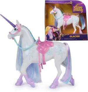 Unicorn Academy, Glacier with 2 Riding Accessories, 11”, Compatible with Layla, Dolls & Unicorn Toys for Girls Ages 4 and up
