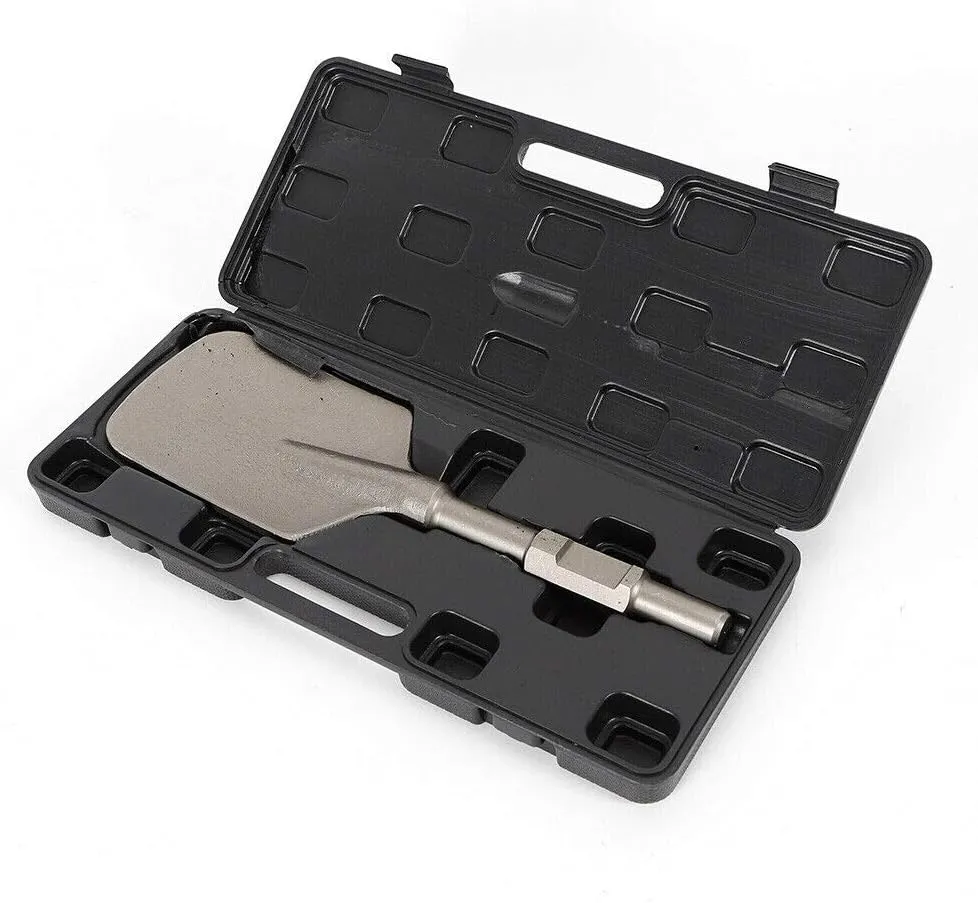 US Jack Hammer Clay Spade Shovel Chisel Bit - Hex Shank Clay Spade Chisel Bit 1.18inch Hex Shank Demolition Hammer Alloy Steel for Demolition Jack Hammers