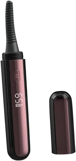 Vaguelly 1 Set Rechargeable Electric Eyelash Curler Quick Heating Makeup Tool for Natural Curls Portable Lightweight Design Present for Women Any Occasion