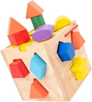 Vaguelly 1set Shape Matching Blocks Toy Intelligence Box for Early Education Shape Blocks for Fine Motor Skills Development and Parent Interaction