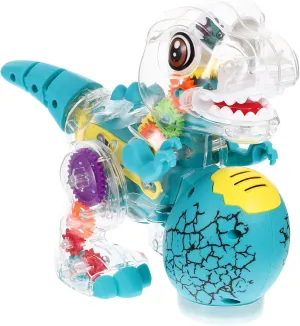 Vaguelly Dinosaur Glowing Musical Toy Electric Walking Dinosaur Toys Plaything Adornment Ornament