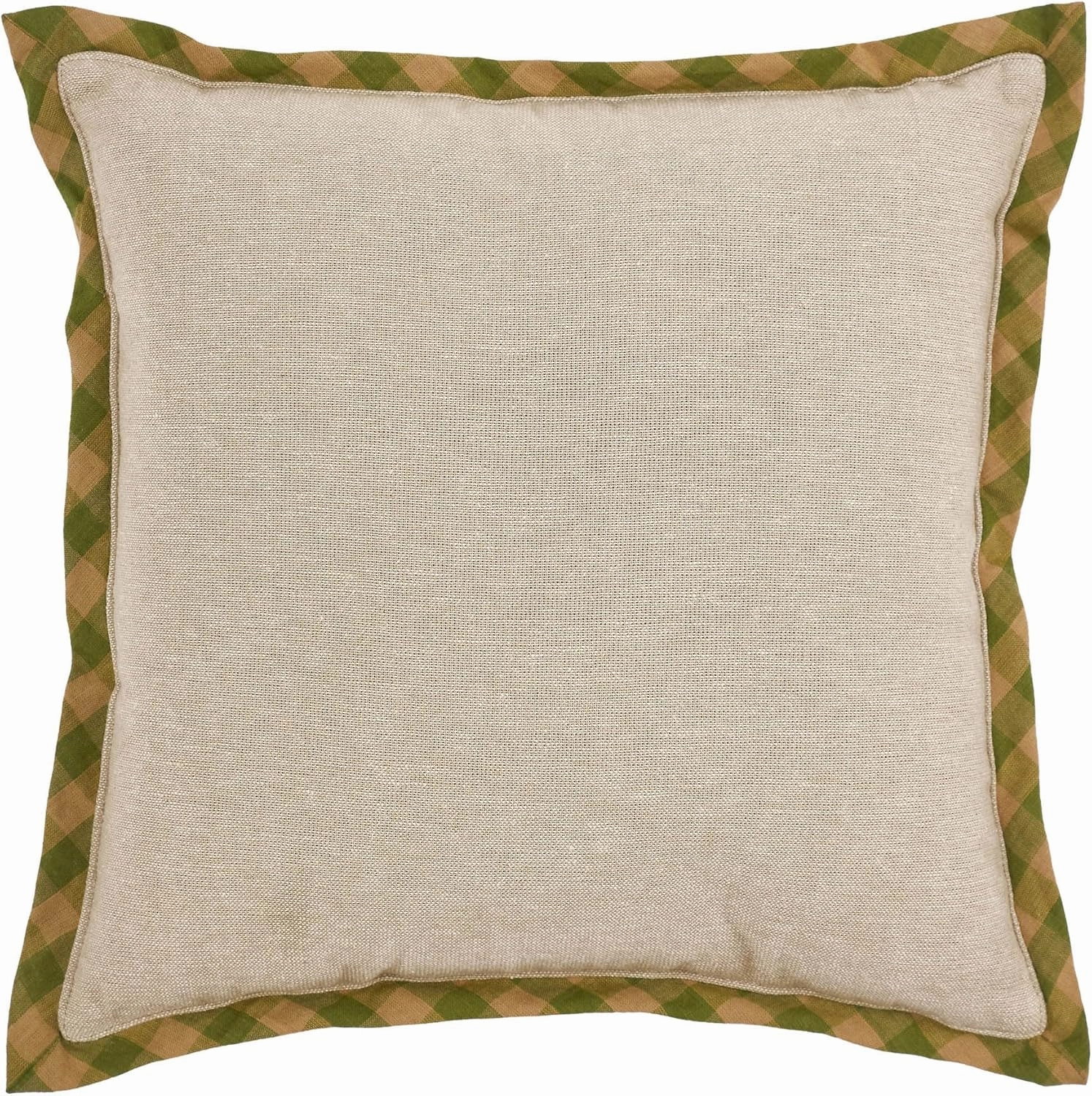 VHC Brands Harvest Blessings Applique Pumpkin Give Thanks Pillow 12x12, Decorative Fall Throw Pillow, Primitive Decor for Fall and Thanksgiving