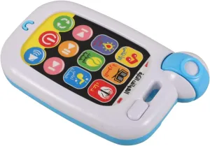 VICASKY Arabic Learning Machine Musical Phone Car Cell Phone Smart Phone Light up Phone Phone Toy Musical Phone Toy LED Kidphone Toy Phones Toys White Abs