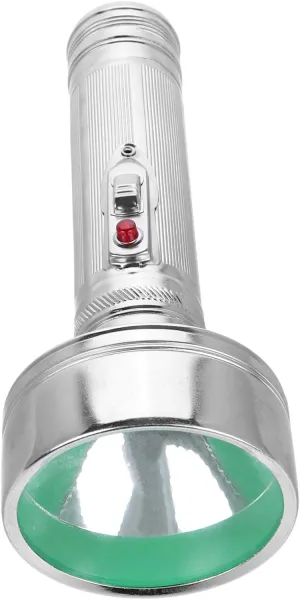 Vintage Metal Flashlight Retro Style for Home Decor Battery Operated Compact for Boys and Girls Treasure Hunt