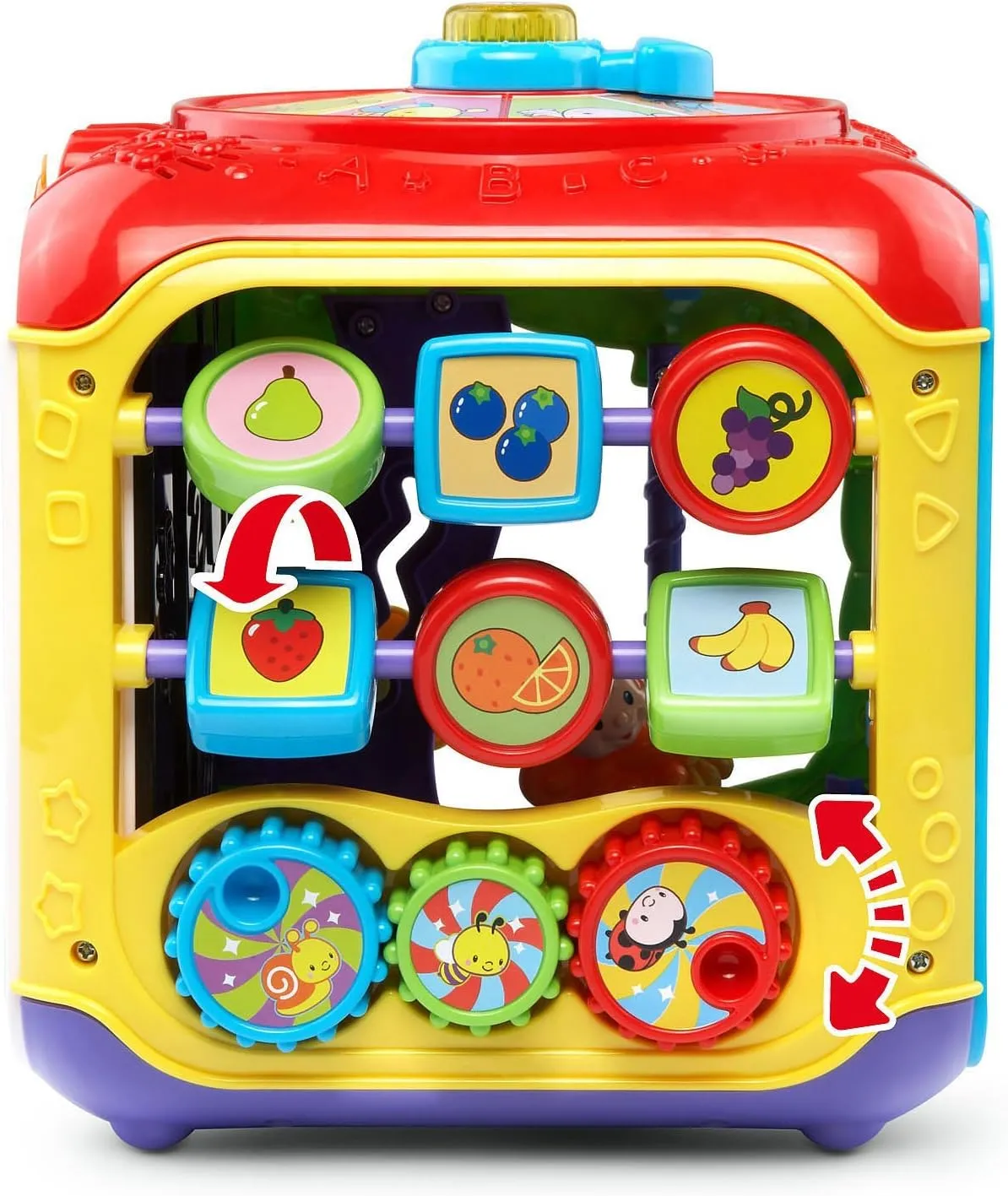 VTech Sort and Discover Activity Cube, Red