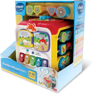 VTech Trefl Activity Cube, Electronic Educational Toy, 6 Color Walls, Shape Recognition, Learning First Words, Gift for Child, Toy for Child from 9 Months