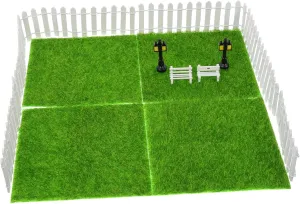 Wakauto 1:12 Dollhouse Miniature Garden Decor Set Fairy Garden Bench House Miniature Toy