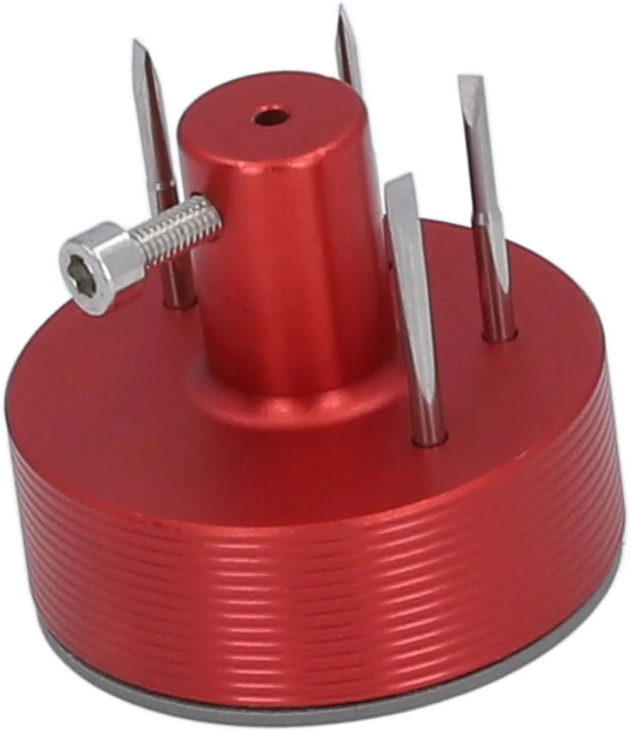 Watch Band Strap Removal Tool Kit with Slip Base and 4pcs Slotted Heads for Watch Bracelet Adjustment and Repair