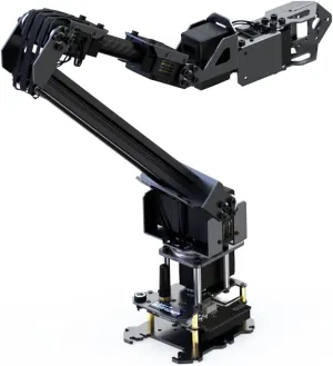 Waveshare Robotic Arm Kit, Desktop Robot Kit, 5   1 DOF High-Torque Serial Bus Servo, Based On ESP32, Wireless Control, 2-DOF Wrist Joint, Compatible with LeRobot