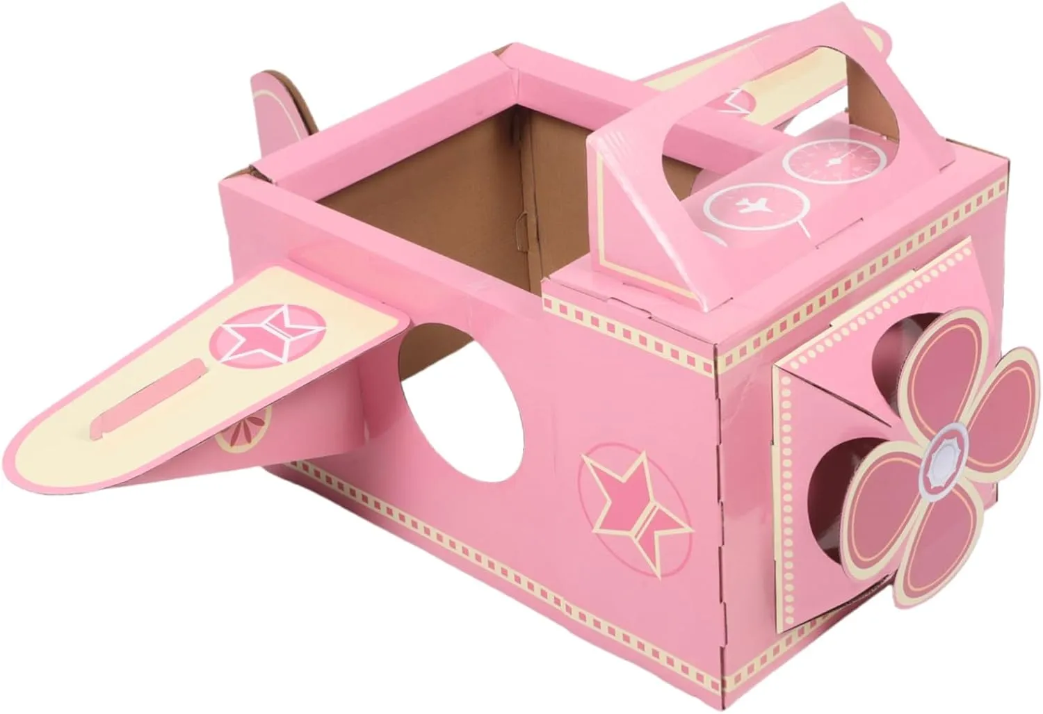 Wearable Boys and Girls' Airplane Cardboard Craft Toddler Airplane Adventure Role Play Inflatable Costume for Imaginative Play