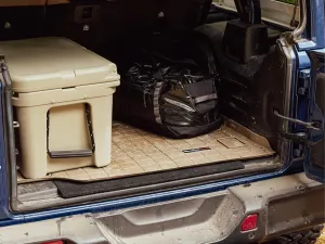 WeatherTech Cargo Trunk Liner for Lincoln Nautilus - Behind 2nd Row w/Bumper Protector (431765SK) Cocoa