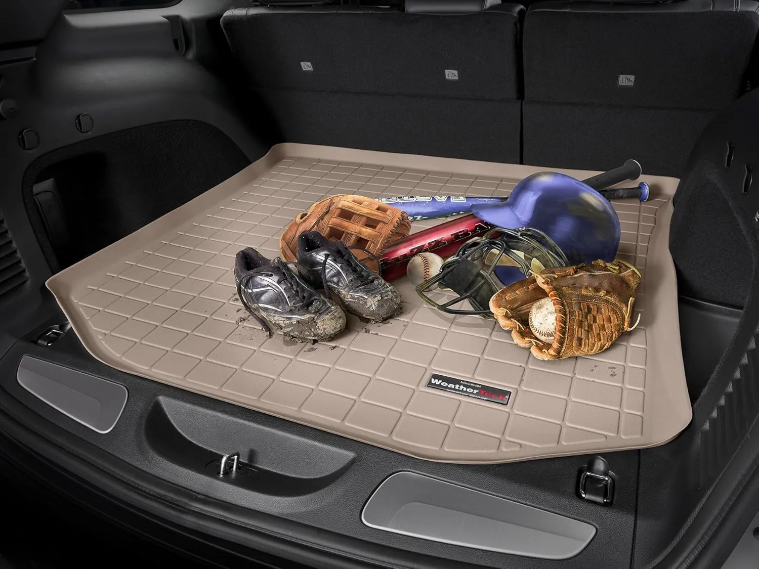 WeatherTech Cargo Trunk Liner for Subaru Ascent - Behind 2nd Row (411205) Tan