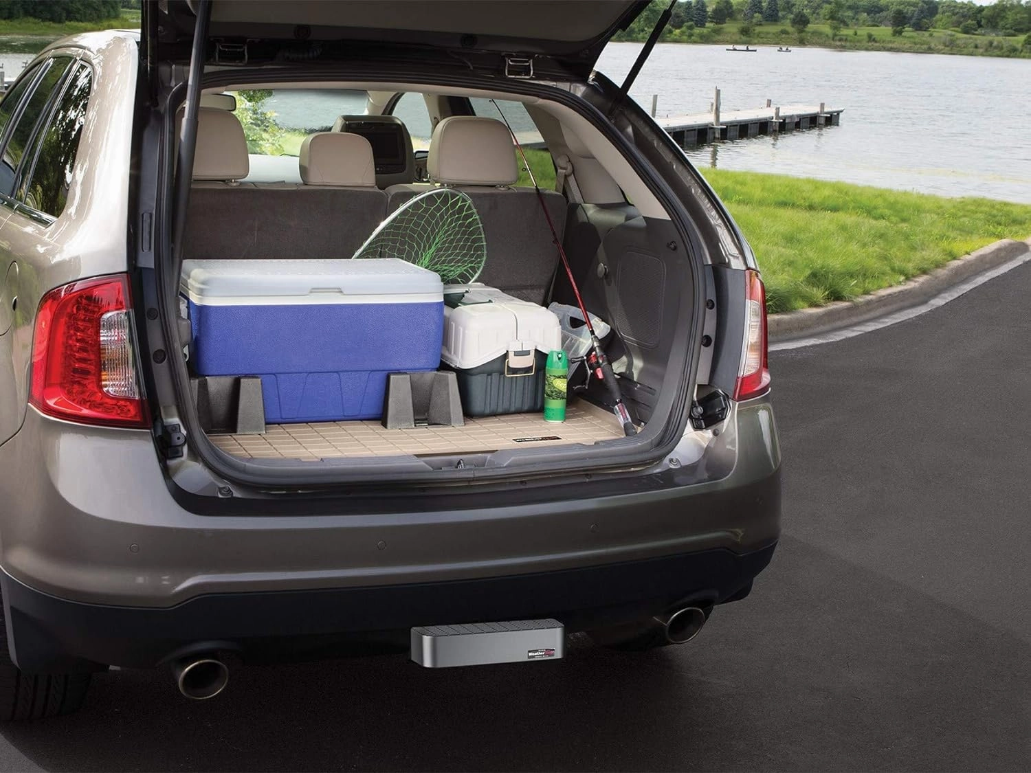 WeatherTech Cargo Trunk Liner for Honda CR-V Hybrid - Behind 2nd Row (401368) Black
