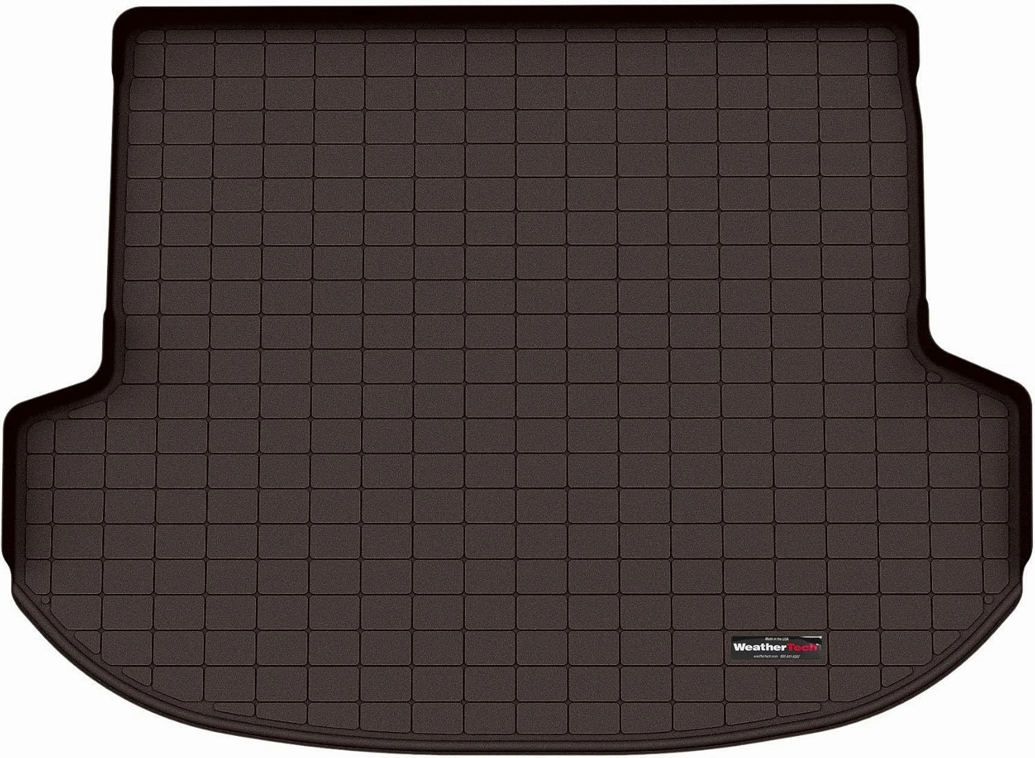 WeatherTech Cargo Trunk Liner for Hyundai Santa Fe Hybrid, Santa Fe Plug-in Hybrid - Behind 2nd Row (431415) Cocoa