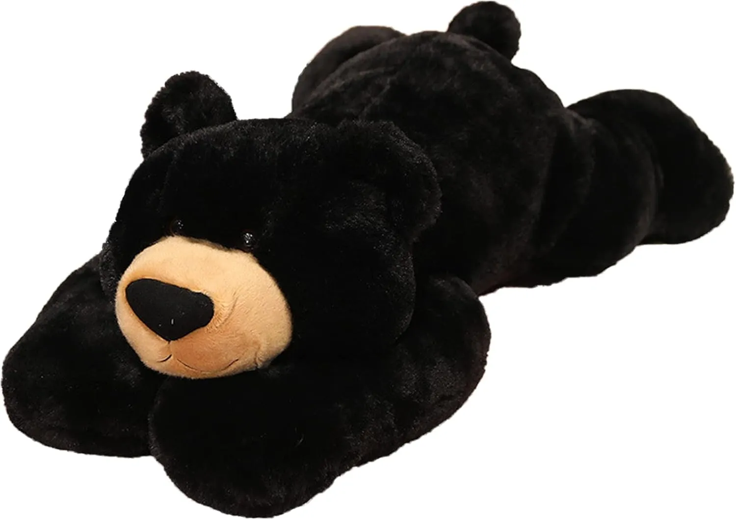 Weighted Stuffed Animals, 19.7" 3.3lbs Weighted Bear Stuffed Animal Toy Cute Black Bear Plush Pillow Weighted Plush Animals Toy