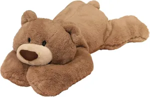 Weighted Stuffed Animals, Weighted Bear Stuffed Animal Toy Cute Brown Bear Plush Pillow Weighted Plush Animals Toy, 11.8"