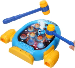 Whack with Hammers Interactive Space Themed Educational for Rhythm Development and Coordination Skills Safe Material for Ages