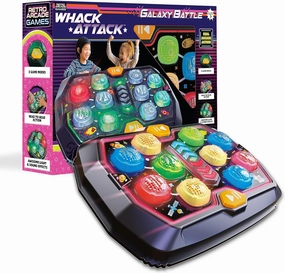 Whack Attack – Electronic Galaxy Battle Game with Sound and Light | STEM Montessori Toy | Fun Educational Gift for Boys and Girls | Portable Arcade Game