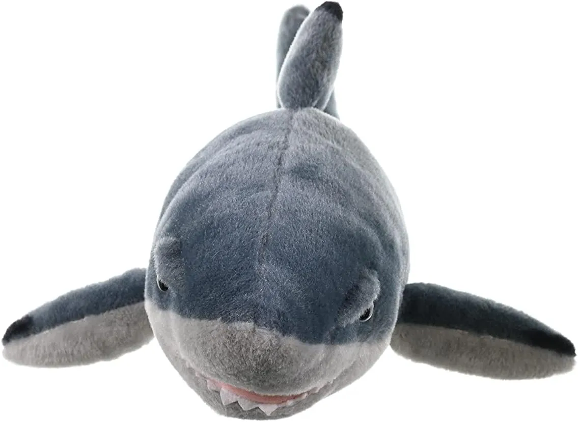 Wild Republic Black Tipped Shark Plush, Stuffed Animal, Plush Toy Gifts for Kids, Cuddlekins 20 Inches