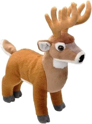 Wild Republic White Tail Buck Plush, Stuffed Animal, Plush Toy, Gifts for Kids, Cuddlekins 12 Inches