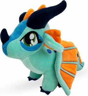 Wings Dragon Plush Toys Stuffed Animal Plushies Cute Figure Merch Present for Kids for Aged 3  (Blue)