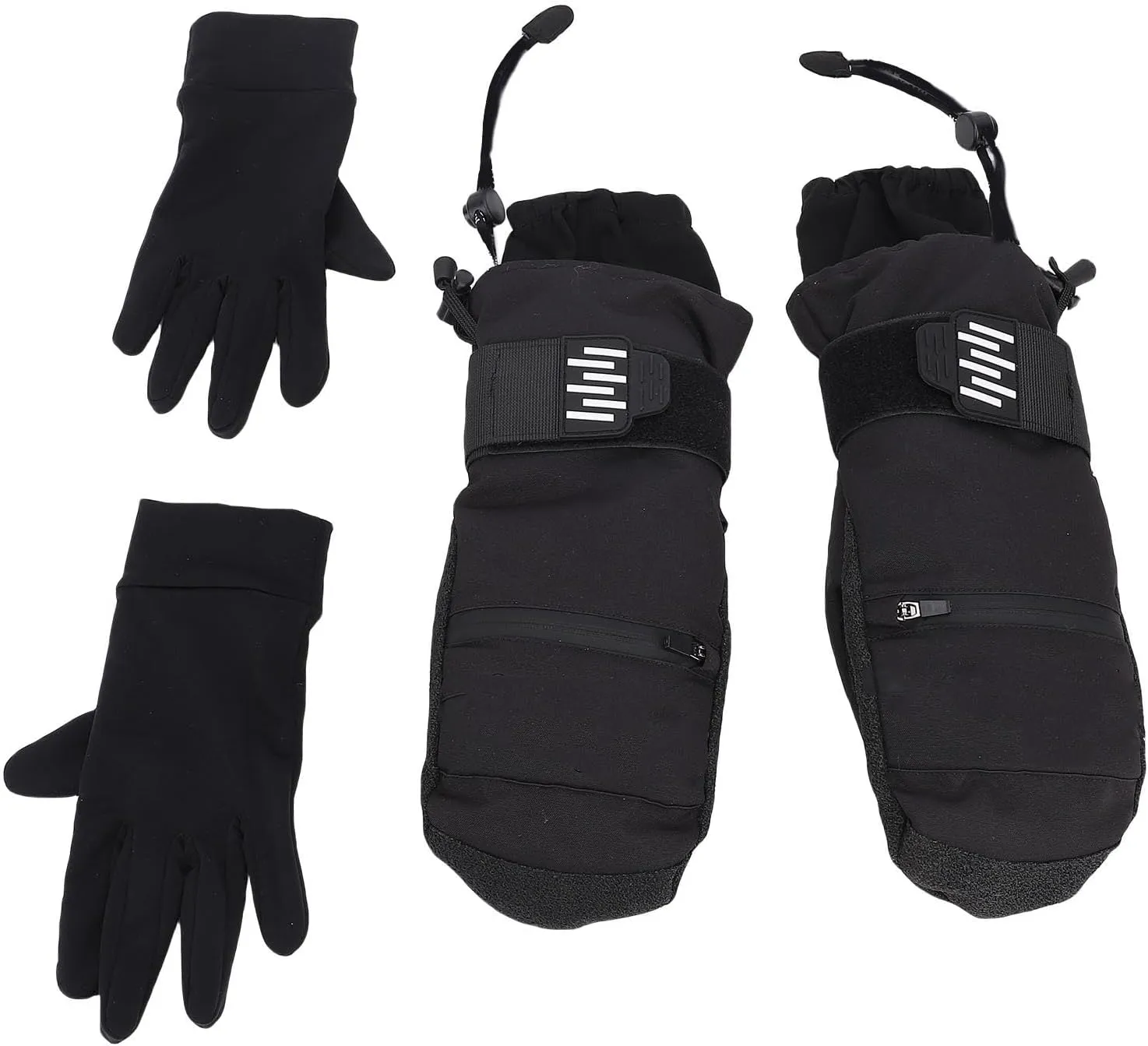 Winter Gloves, Aramid Fiber Ski Gloves Thermal Warm Liner Rainproof for Cold Weather for Men (M)