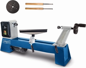 Wood Lathe DM500T | 4 speeds | Power 400 W | Parts up to 500 mm Long/Ø 350 mm | Drive Equipped with a M18 Pitch tip Equipped with 4 lugs | Bench Height of 175 mm