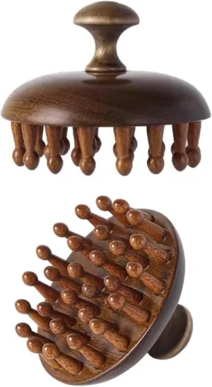 Wooden Scalp Massager｜Bamboo Brush for Hair Growth｜Wooden Hair Brush｜Body Massage Tool