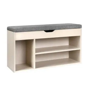 Wooden Shoe Organizer - Natural