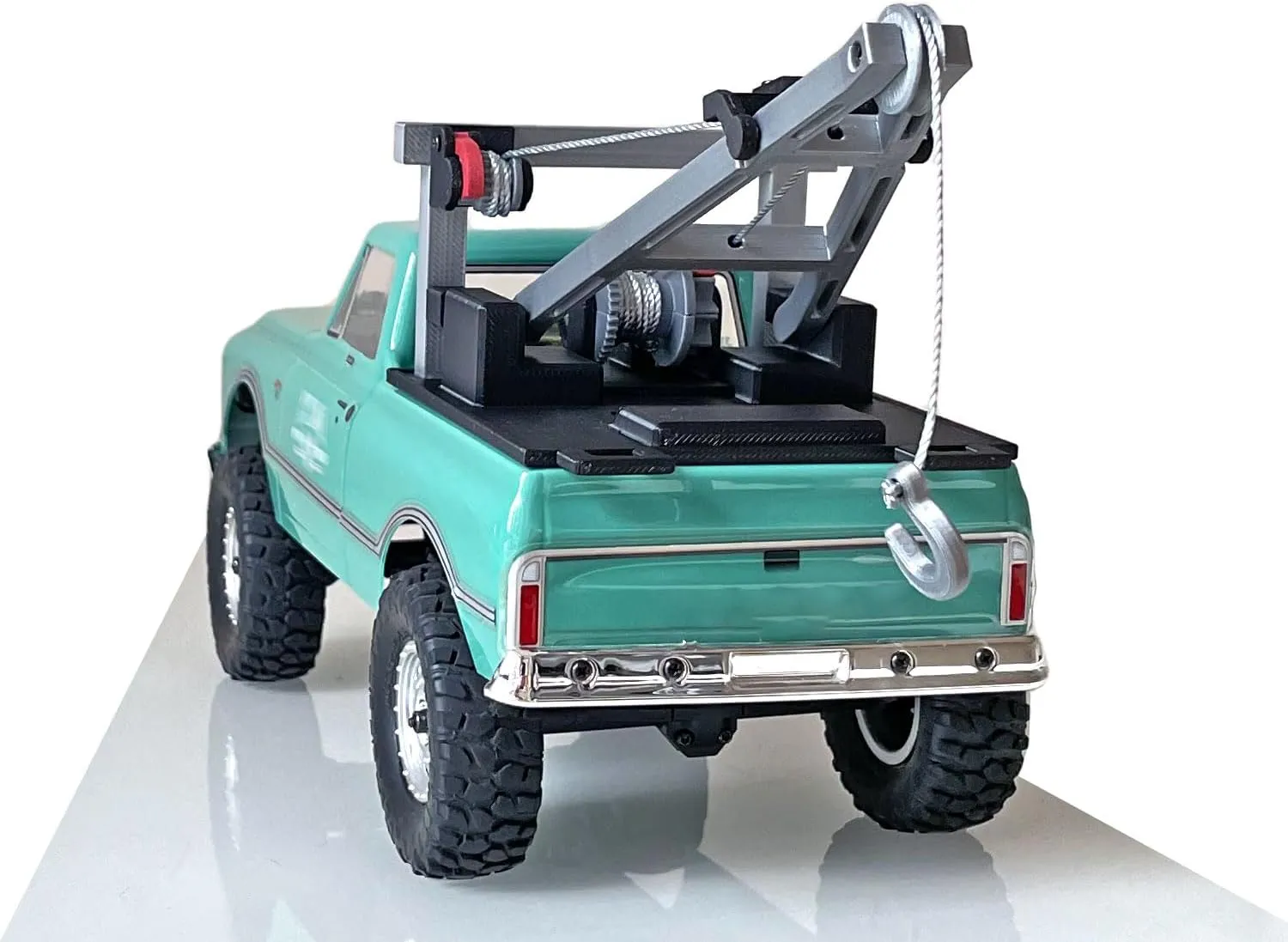 Wrecker Truck Bed Upgrade Parts for SCX24 C10 RC Crawler 1/24 Scale（NO Truck Included）