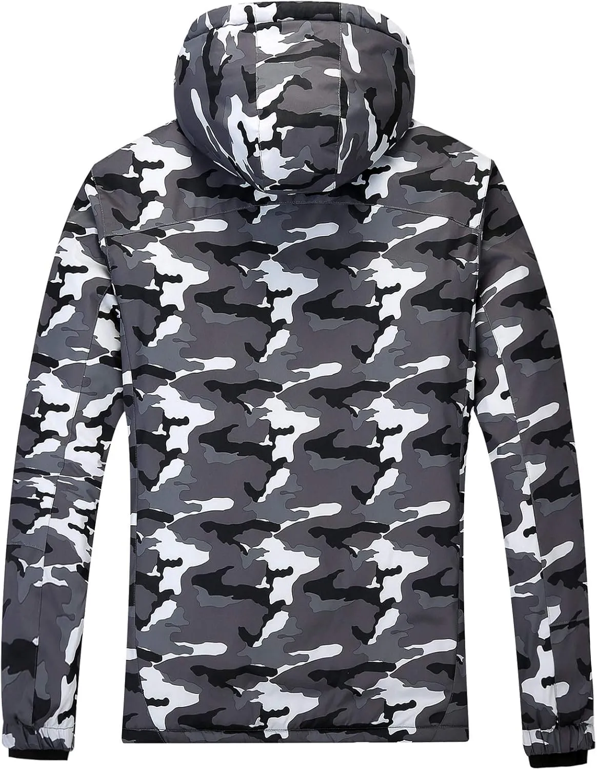 WULFUL Women’s Waterproof Snow Ski Jacket Mountain Windproof Winter Coat with Detachable Hood