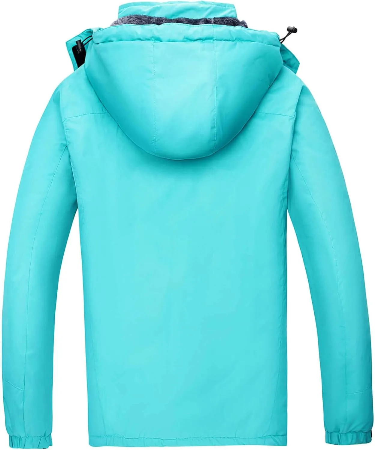 WULFUL Women’s Waterproof Snow Ski Jacket Mountain Windproof Winter Coat with Detachable Hood