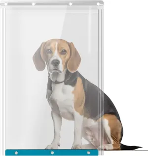 XL Dog Door Replacement Flaps,Compatible with Ideal Pet Products Designer Series DSPRFXL RFXLN, Measures 10 1/2"x15",Longer Lasting, Flexible, Magnetic