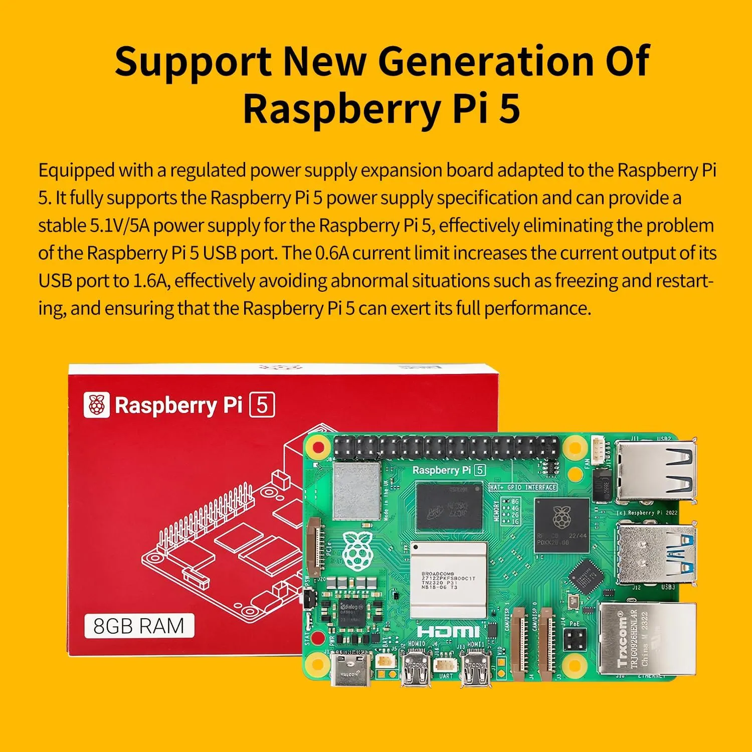 Yahboom Robotic Arm Kit with Raspberry Pi5 16GB RAM Python AI Electronic DIY Robot Building with Camera for Adults OpenCV (RPI-DOFBOT-Pi 5-16GB)